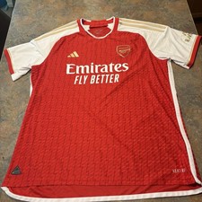 Camiseta deportiva de fútbol Adidas Arsenal 2023-2024 roja talla 2XL