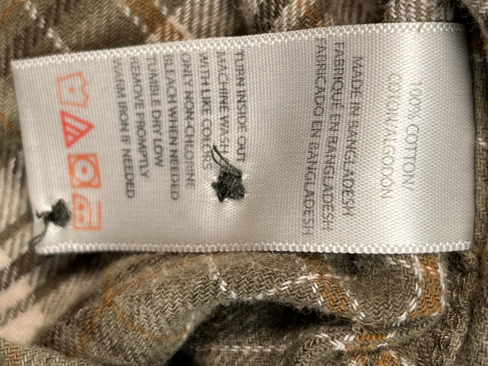 Wolverine Flannel Large Multi Brown Long Sleeve C… - image 6