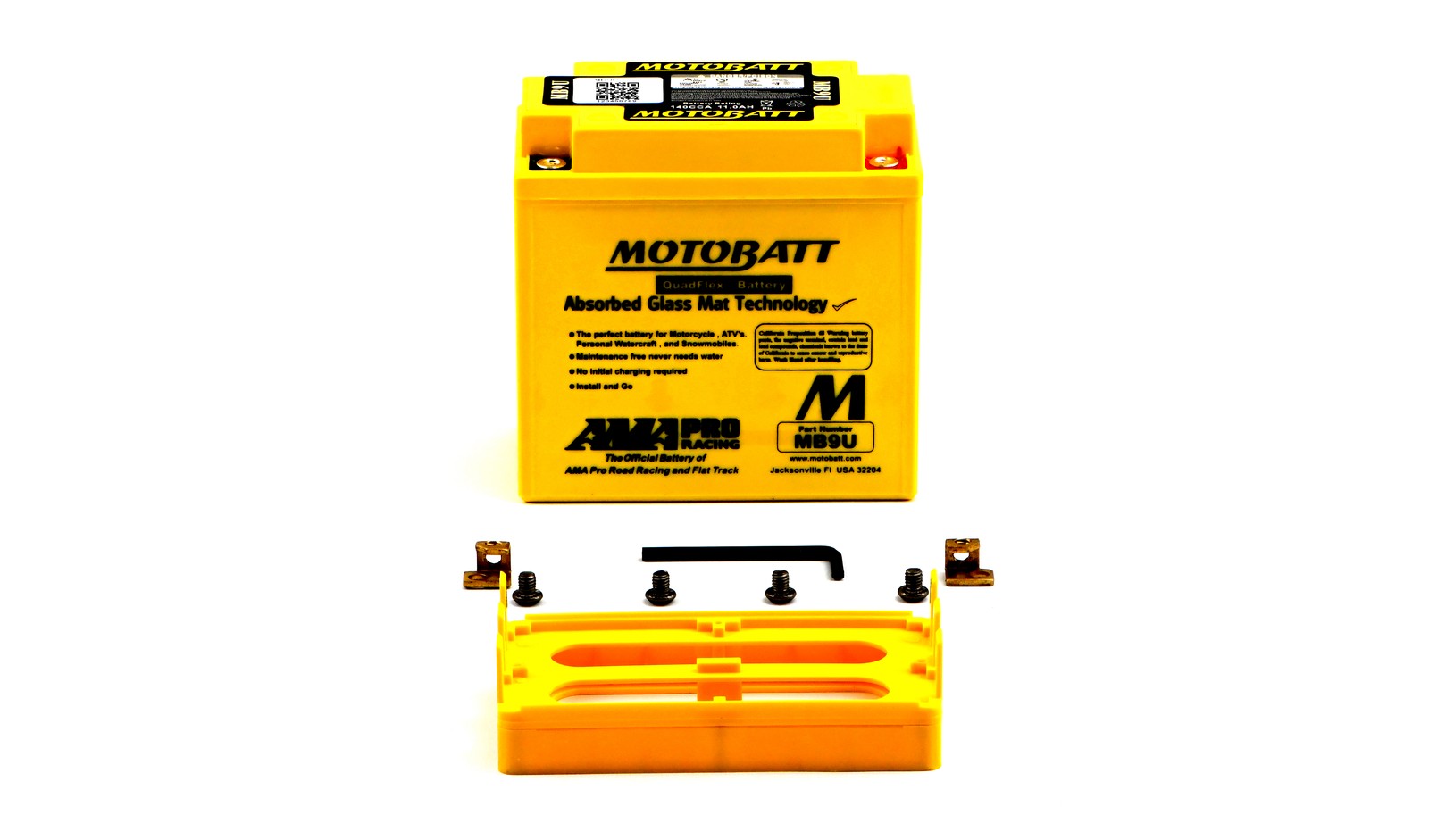 Motobatt Battery For Lexmoto SK125-8-E4 ZSB 125 EFI 2019-2021