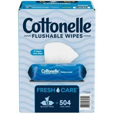 Cottonelle Fresh Care Flushable Wipes, 504 ct.