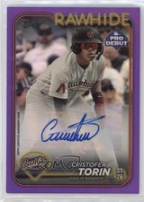 2024 Topps Pro Debut Purple Foil Auto 102/299 Cristofer Torin #PD-192 Auto 09ou
