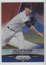 2015 Panini Prizm Red White & Blue Mojo Prizm Alex Cobb #21 1md