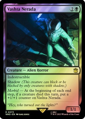 MTG FOIL Vashta Nerada  - Doctor Who Commander #073