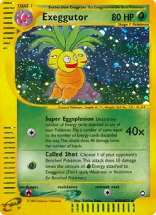 Exeggutor - H10/H32 - Pokemon Aquapolis Holo Rare Card NM