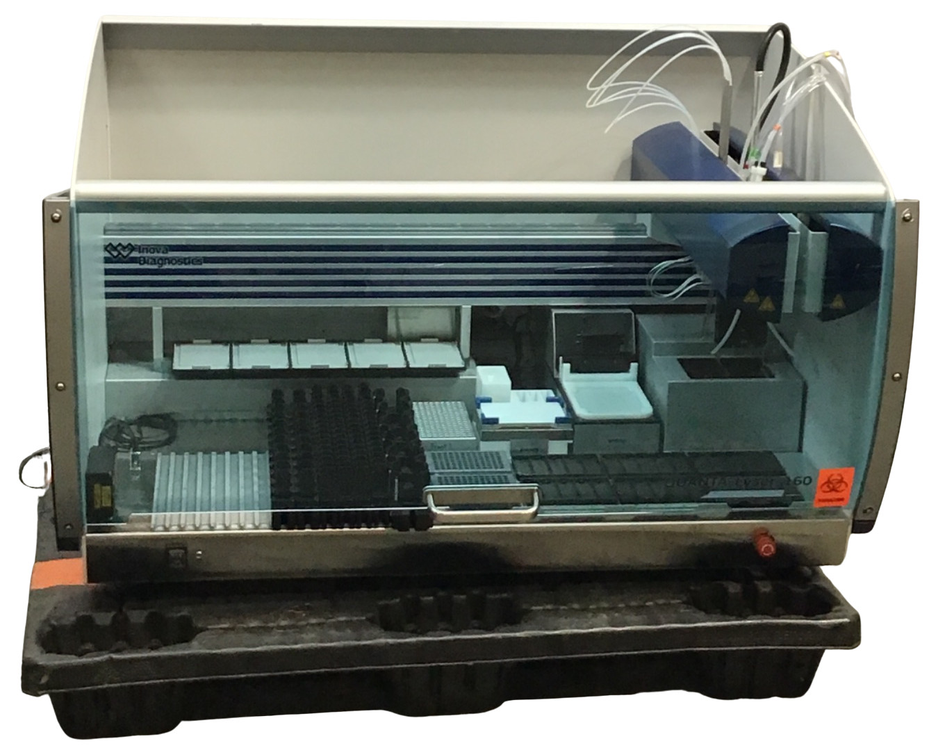 INOVA DIAGNOSTICS QUANTA LYSER 160 EIA/IFA IMMUNOASSAY ANALYZER W/ INCUBATOR