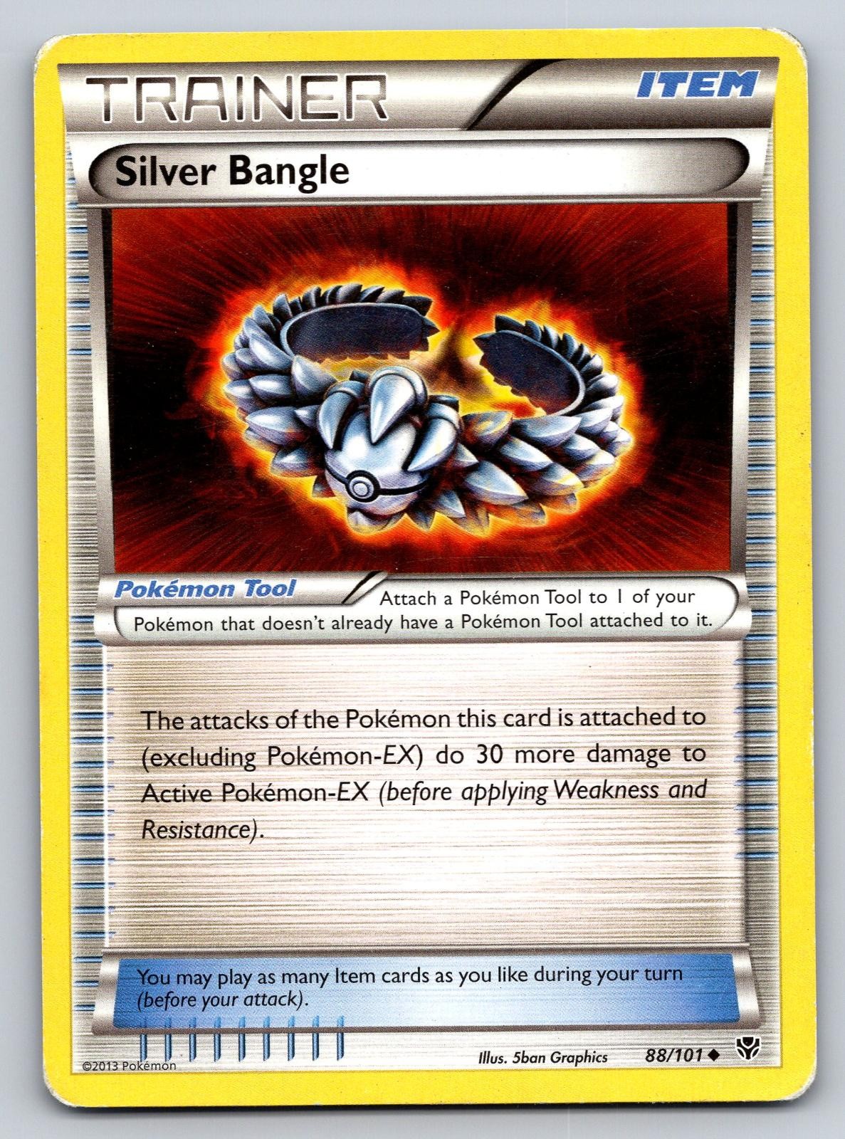 Silver Bangle 88/101 Uncommon Plasma Blast Pokemon Lightly Played
