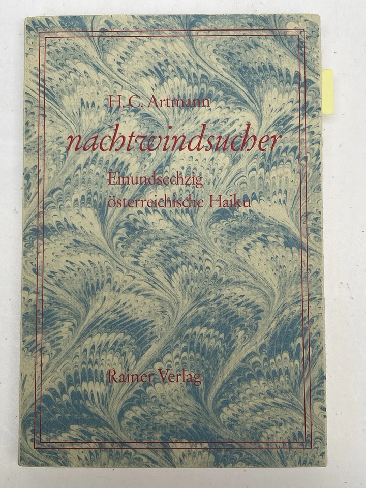 H. C. Artmann Nachtwindsucher, Österreichische Haiku. Haiku, signiert - Bild 1 von 1