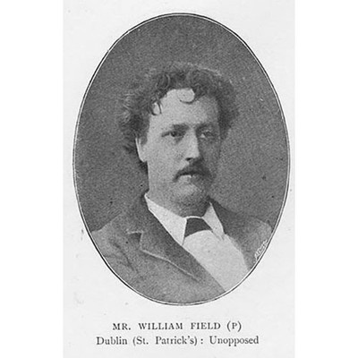 WILLIAM FIELD MP for Dublin (St Patrick's) - Antique Print 1895