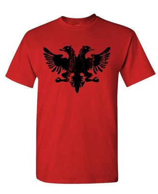 ALBANIAN EAGLE - funny retro albania flag - Cotton Unisex T-Shirt