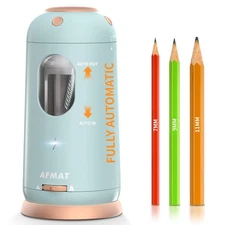 PSC8 Electric Pencil Sharpener, Auto in & Out, Fully Automatic Pencil Sharpen...