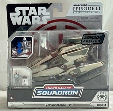 Star Wars Micro Galaxy Squadron V-Wing Starfighter  0063A Armada Edition     New