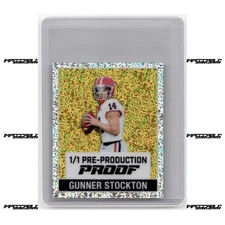 2025 Leaf NSCC The National Proof - Gunner Stockton Rookie 1/1 Gold Dots Mini