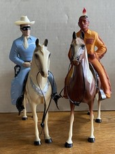 VINTAGE 1950's HARTLAND EARLY "CHAMP" VERSION LONE RANGER and TONTO 