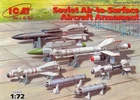 RUSSIAN/SOVIET AIR-TO-SURFACE ARMS (to MiG-23/27/29, Su-22/25/27)#72213 1/72 ICM