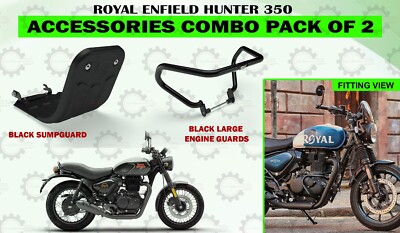 Royal Enfield ''Large Engine Guard & Sump guard For Hunter 350''