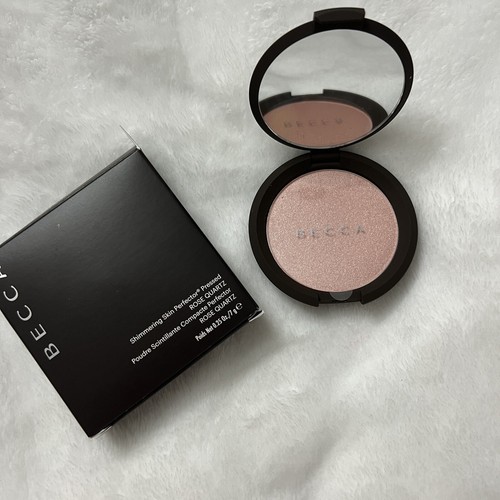 NEW Becca Cosmetics Shimmering Skin Perfector Pressed Highlighter Rose Quartz - Picture 8 of 10