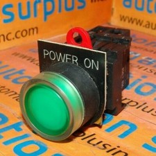 OMRON A22L-TG ILLUMINATED GREEN PUSHBUTTON NEW!! QUANTITY!!