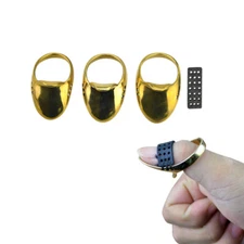 17-25mm Copper Thumb Ring Finger Guard Archery Bow Shooting Protector Gear