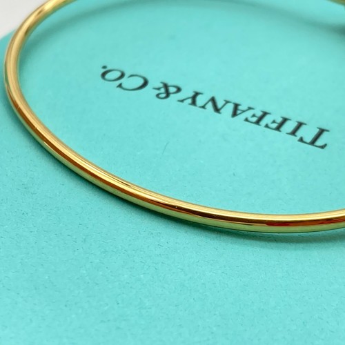 Tiffany & Co. Gold Plate Love Knot Armreif Armband 925 Silber 6 3/4" 6,9 g - Bild 9 von 16