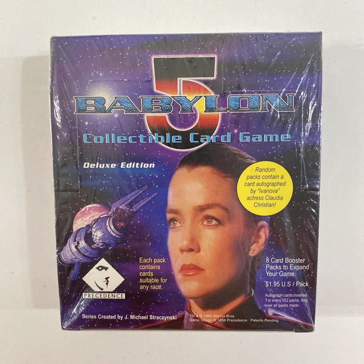 Babylon 5 CCG Deluxe Edition Booster Box Of 24 Packs TCG Precedence New! Babylon 5 CCG Deluxe Edition Booster Box Of 24 Packs TCG Precedence New!