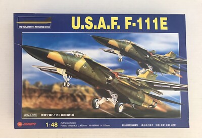 Zhengdefu 1/48 USAF F-111E Plastic Model Kit 08M-L326 NIOB