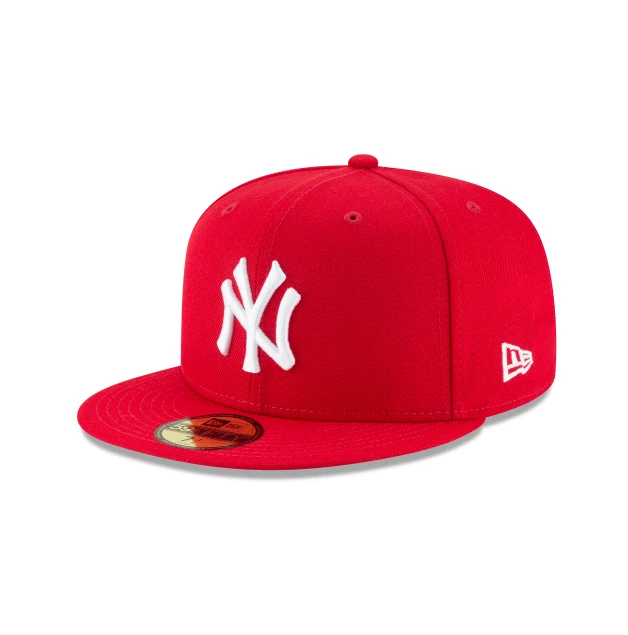 New York Yankees New Era Fashion Color Basic 59FIFTY Fitted Hat - Red