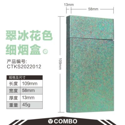Titanium Cigarette Box Smoker Portable The Pack Metal Protective Case for  20pcs
