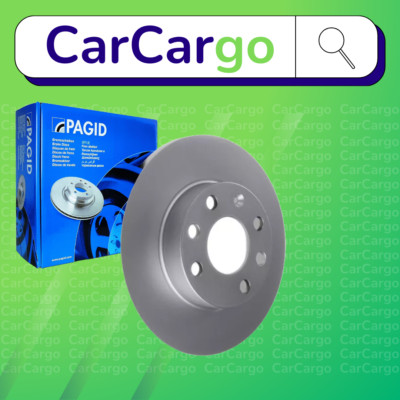 Pagid Solid Front Brake Discs Pair For Opel Vectra 1.7 D 1988-1992 236 mm