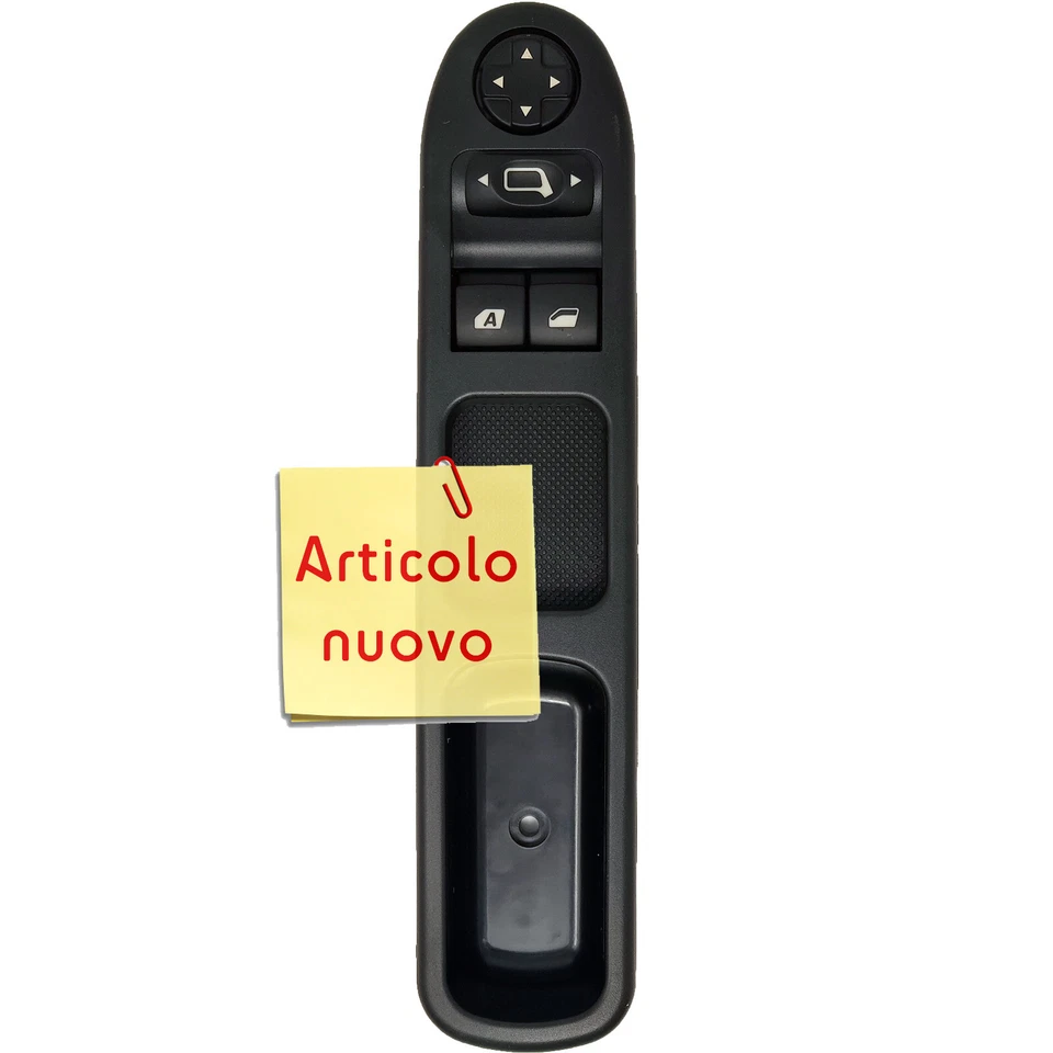 Pulsantiera alzavetri anteriore sinistra per Citroen C3 Picasso 2009-2014 PC37 - Immagine 4 di 4