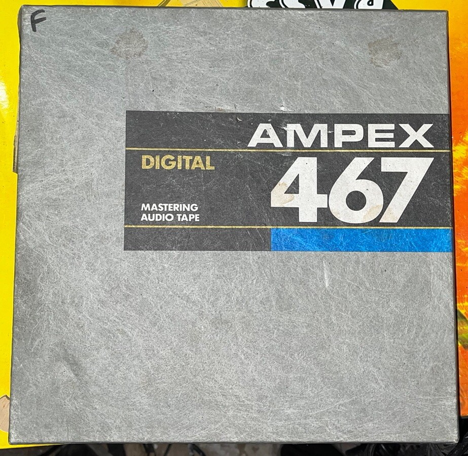 Bobine Ampex 467 – Bande Magnétique Plein Métal, Digital