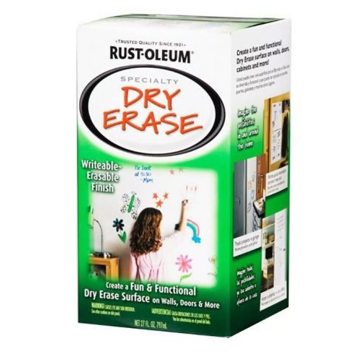 Rustoleum Dry Erase White Board Paint eBay