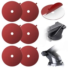 Clear Double Sided Adhesive Tape for Suction Cup Mounting - 3.15" 80mm Round ...