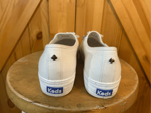 Kate Spade x Keds Triple Decker Ks Sequin Flowers Size 9.5 - Picture 4 of 8