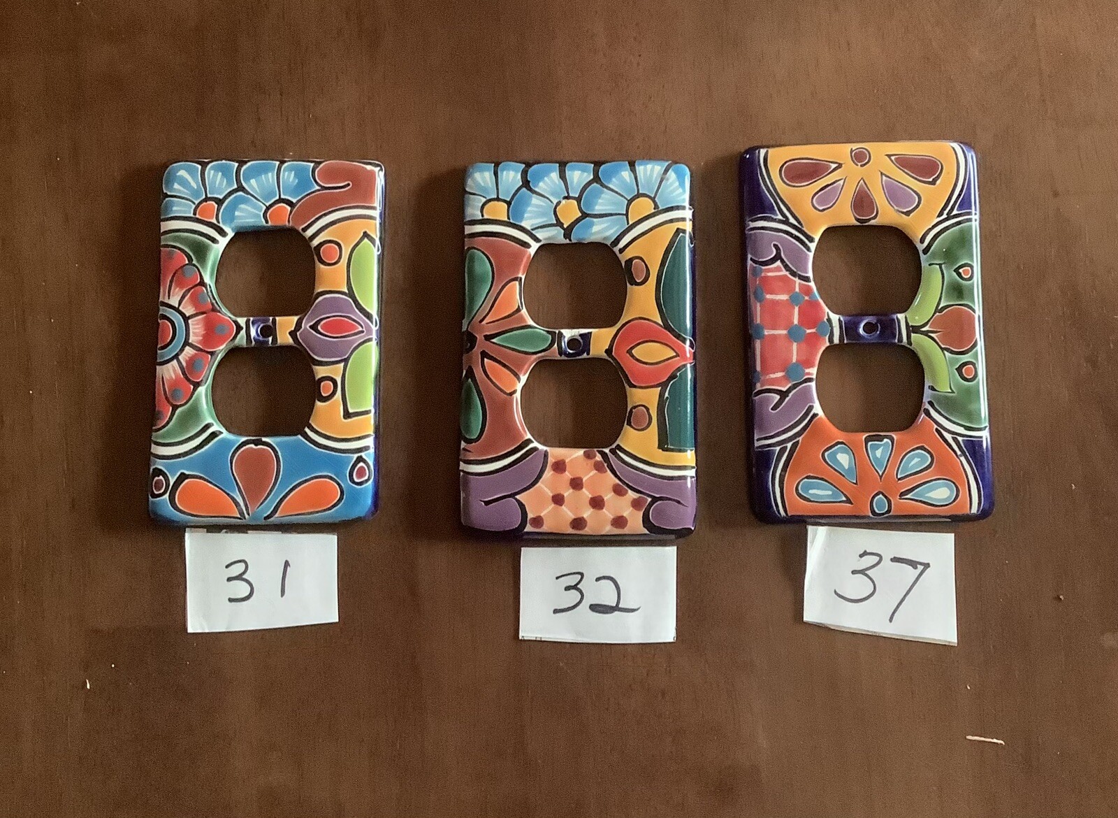 Decor Talavera Pottery Decorative Tile Outlet Cover Handcrafted Mexico