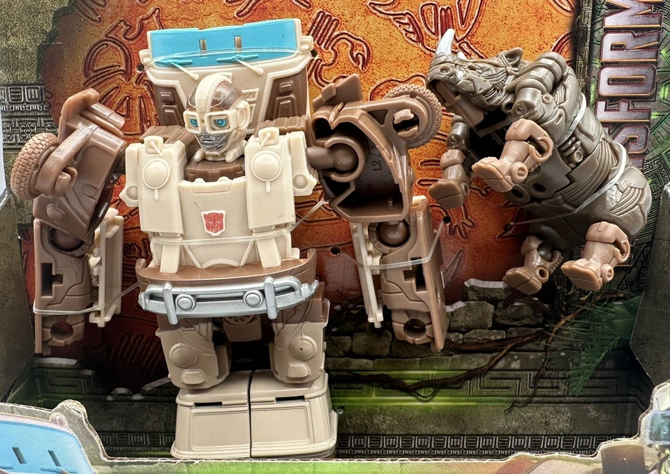 Transformers: Rise of the Beasts Movie Beast Alliance Beast Wheeljack + Rhinox - Image 2 of 4