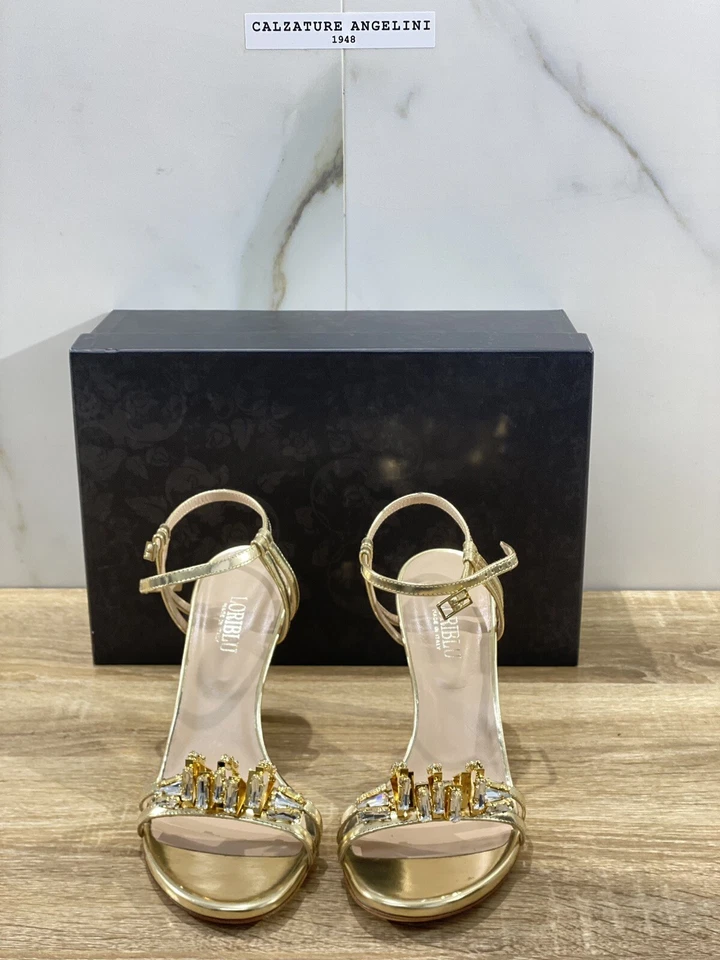 Sandalia Loriblu’ Mujer Espejo Oro Luxury 40 - Imagen 2 de 4