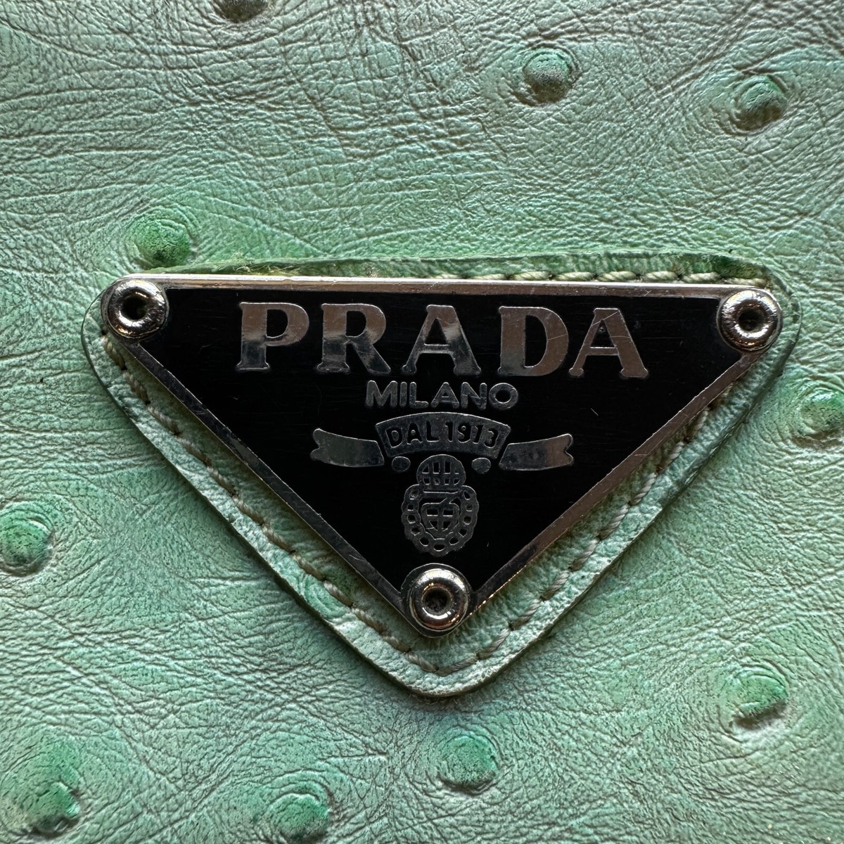 Vtg Prada Milano Dal 1913 Green Ostrich Wallet | eBay Vtg Prada Milano Dal 1913 Green Ostrich Wallet | eBay