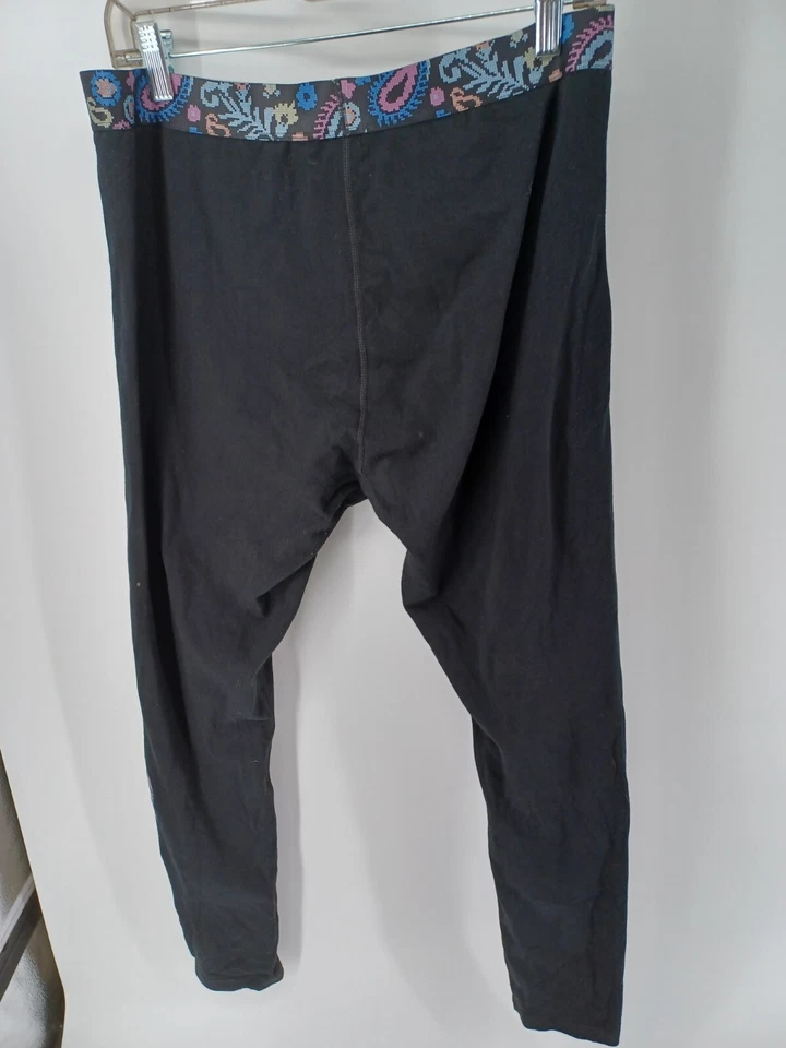 Legging Champion para mujer X-grande negro auténtico ropa deportiva cintura elástica Foto 2 de 4