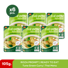 6 x ROZA Eat TUŃCZYK ZIELONY CURRY Smak tajski Gotowanie Tajskie menu Smaczne 105g