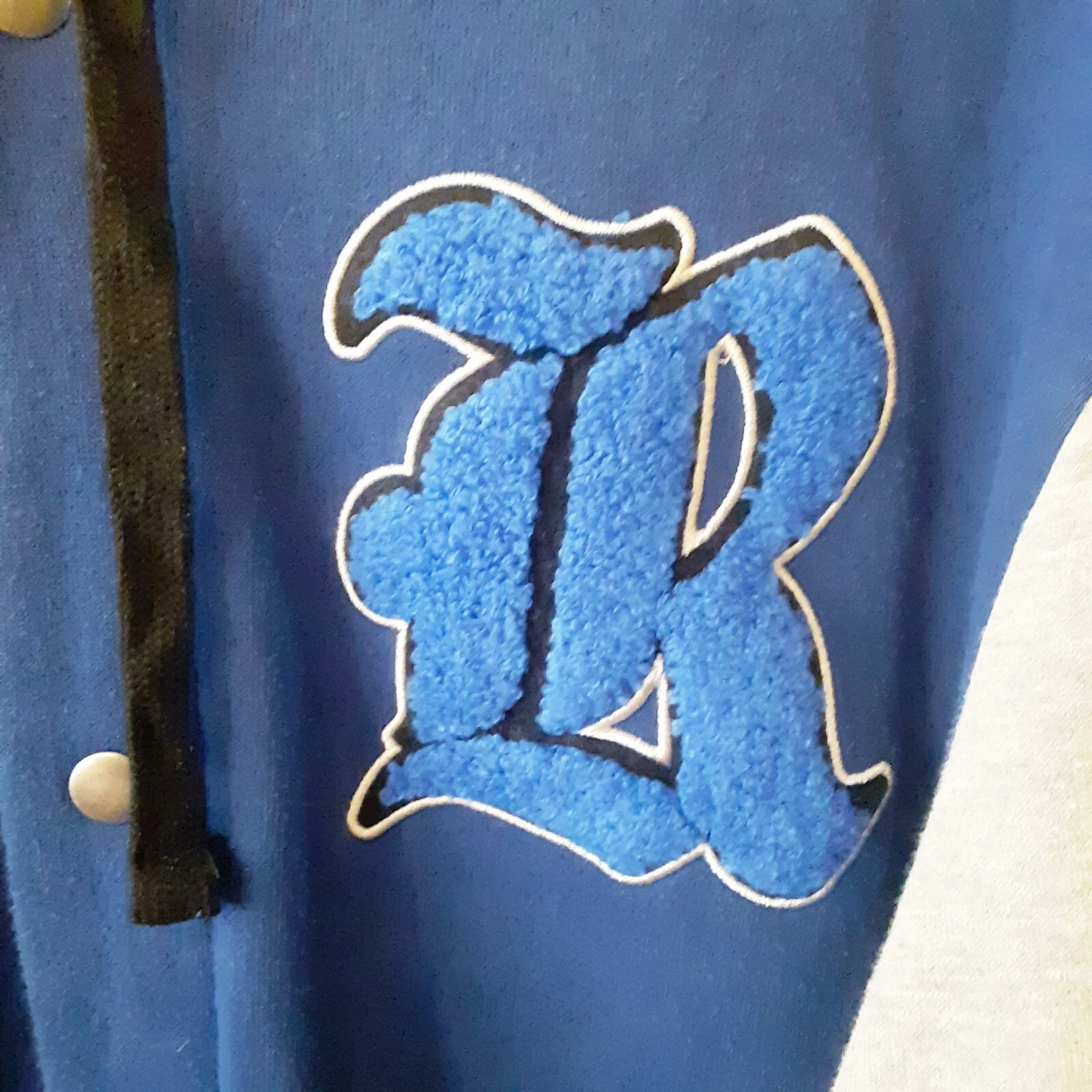 Giacca Harry Potter Uomo S Corvonero Blu Grigio Felpa con Cappuccio Varsity Coaches Felpa