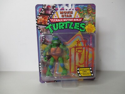 PLAYMATES TMNT TEENAGE MUTANT NINJA TURTLES MOVIE STARS RETRO LEONARDO MOC NEW