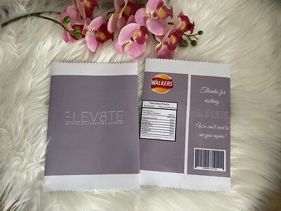 10x Branded Chip Bags | Crisp Packets | Custom Chips | Small Business Branding