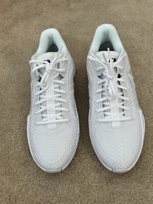 Size 6.5 Men's Nike Sabrina 1 By You Triple White Basketball