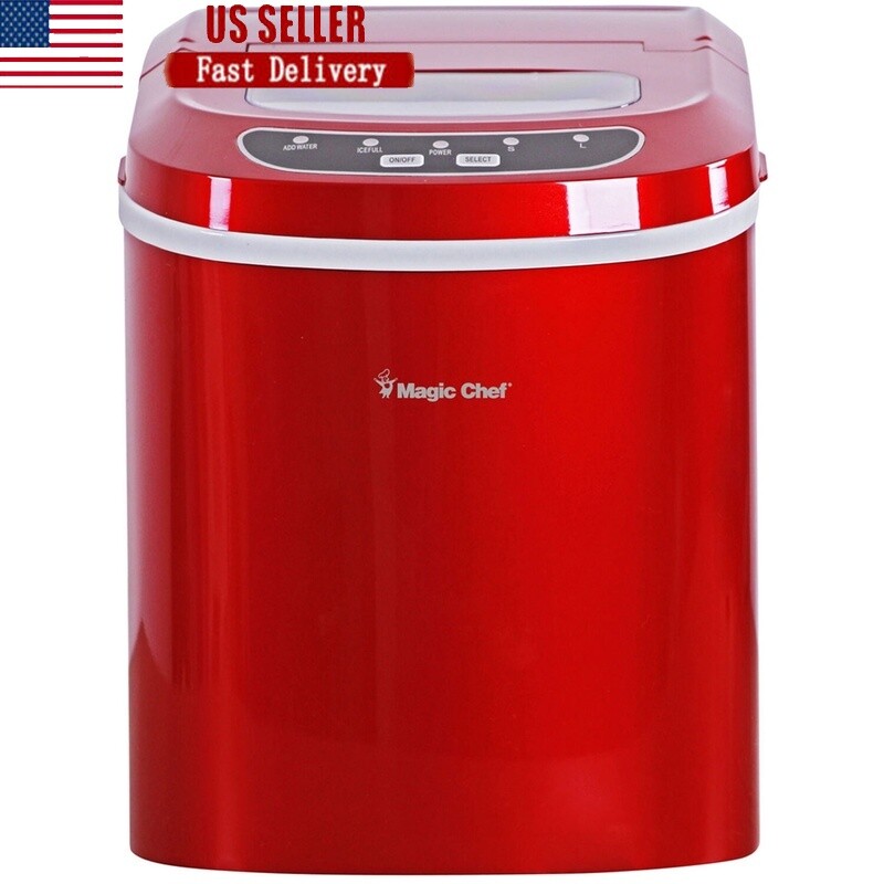 Portable 27lb Countertop Ice Maker Electric Bullet Ice Machine
