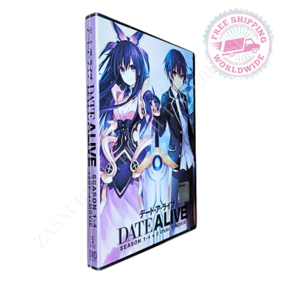 Date A Live Season 1-4 + 2 OVA + Movie Japanese DVD Anime English Dubbed - Image 4 of 4