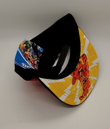 Marvel (Flash) Youth Flat Brim SnapBack Baseball Hat / Cap DC COMICS JL/WB - 第 5/7 張圖片