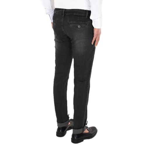 Jeans Uomo Leggero Blu Nero Pantalone Casual Tasca America 44 46 48 50 52 54 - Imagen 32 de 40