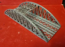 1:160 N Gauge Double Track  Bowstring Bridge 3D Printed In Grey Free Delivery