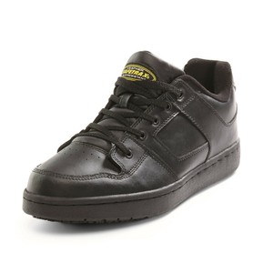 Safetrax Men S Kobe Non Skid Black Leather Skate Shoes Ebay