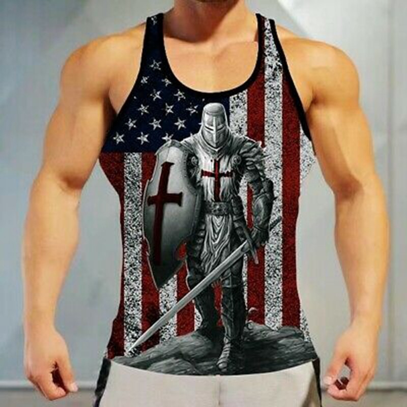 Camiseta Chaleco Hombre Deportiva Sin Mangas Entrenamiento Muscular Musculación